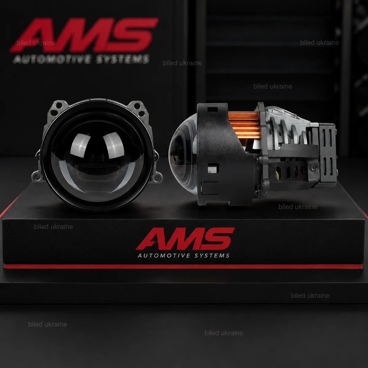 Bi-LED лінзи AMS ULTIMATE U13 3.0 F ( Під перехідну рамку ) 68/73W 5500K 1